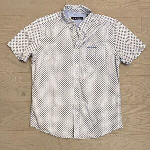 Ben Sherman White and Navy Geometric Shirt